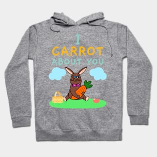 FUNNY Easter Bunny Rabbit Carrot - Funny Easter Quotes Hoodie